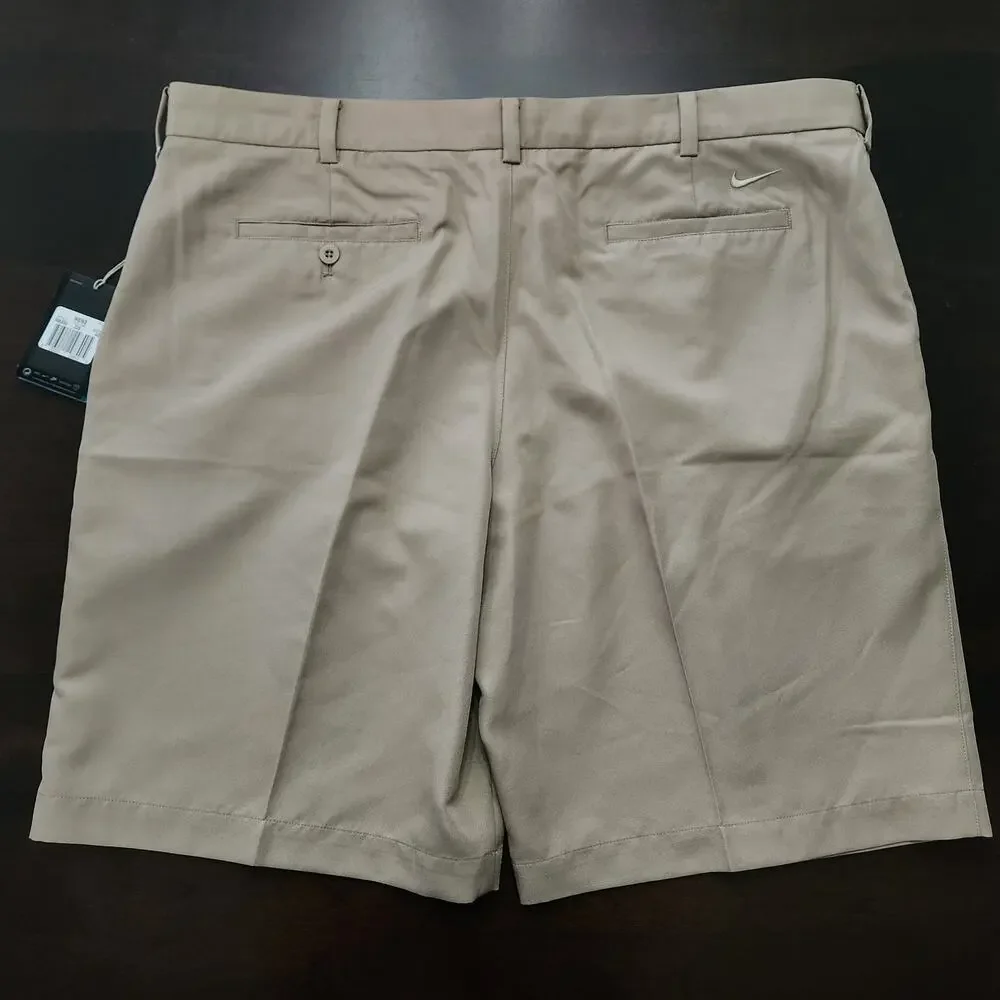 NWT Nike Golf Shorts Tan Size 40 Waist